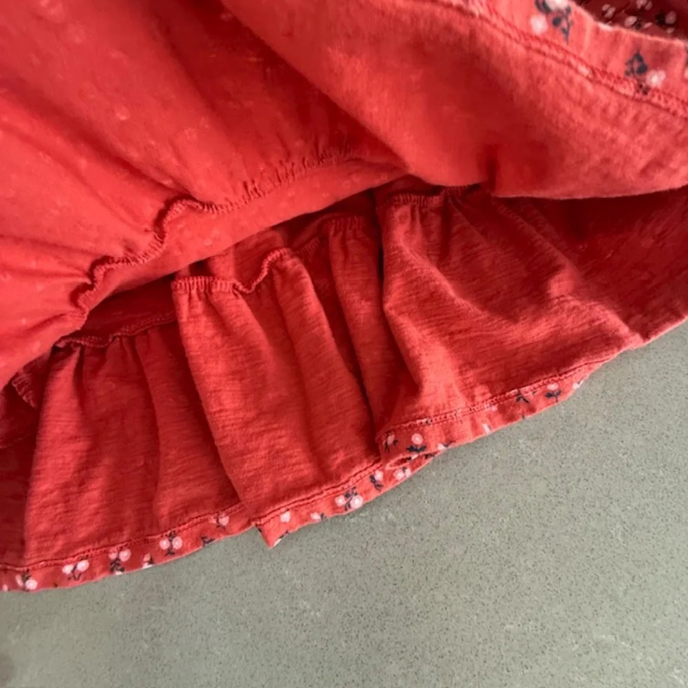 2 Little Girl Old Navy XS (4-5) Red Rust A-Line Dresses (Worn 1-2 times) EUC